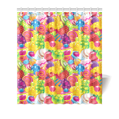 Candy Pattern Print Design CA01 Shower Curtain