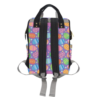Easter Eggs Pattern Print Design RB010 Diaper Bag Backpack