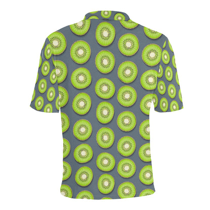 Kiwi Pattern Print Design KW06 Men Polo Shirt