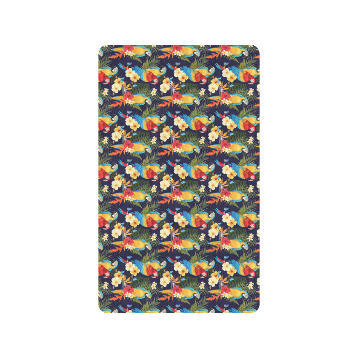 Parrot Themed Design Rubber Doormat