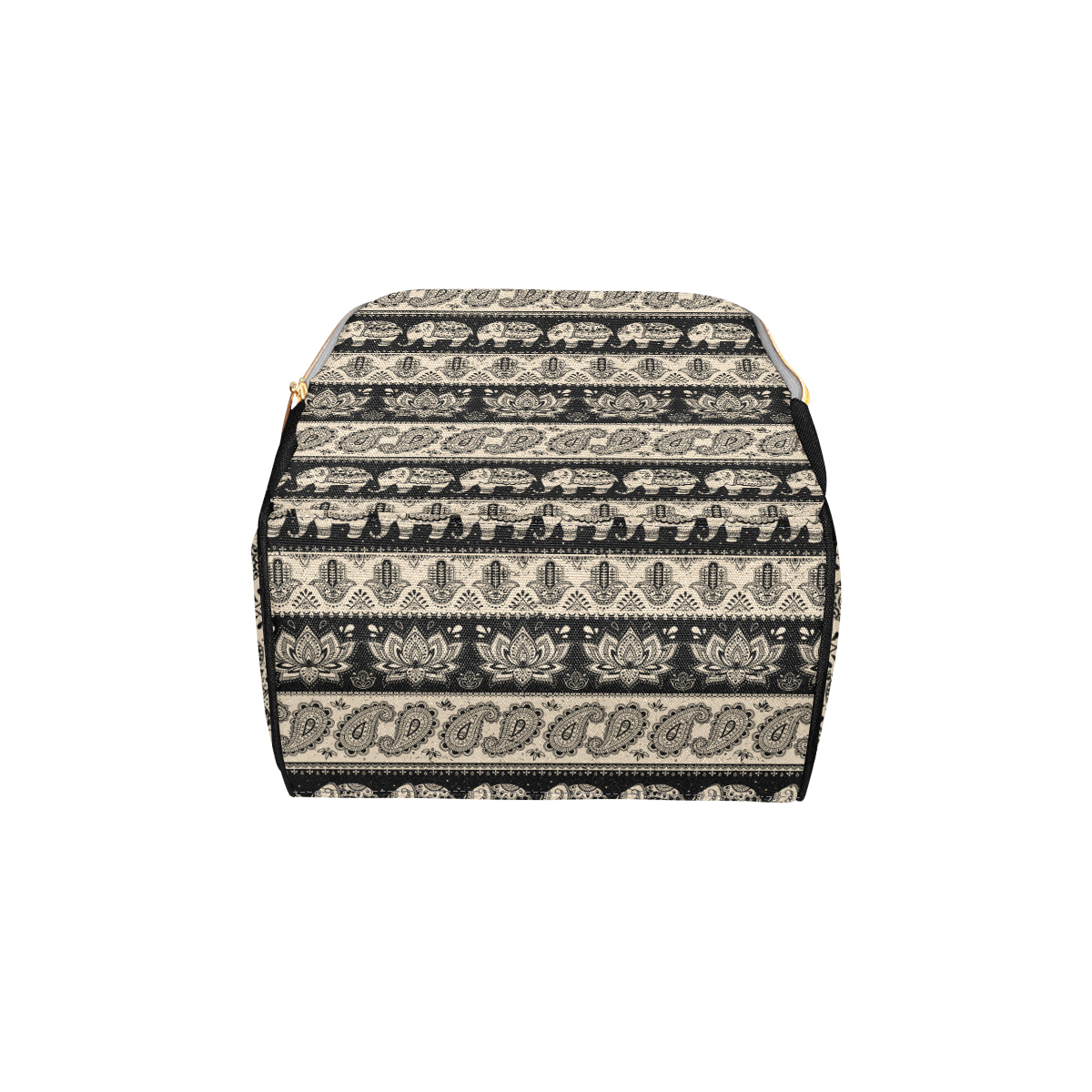 Elephant Hansa Lotus Pattern Diaper Bag Backpack