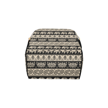 Elephant Hansa Lotus Pattern Diaper Bag Backpack