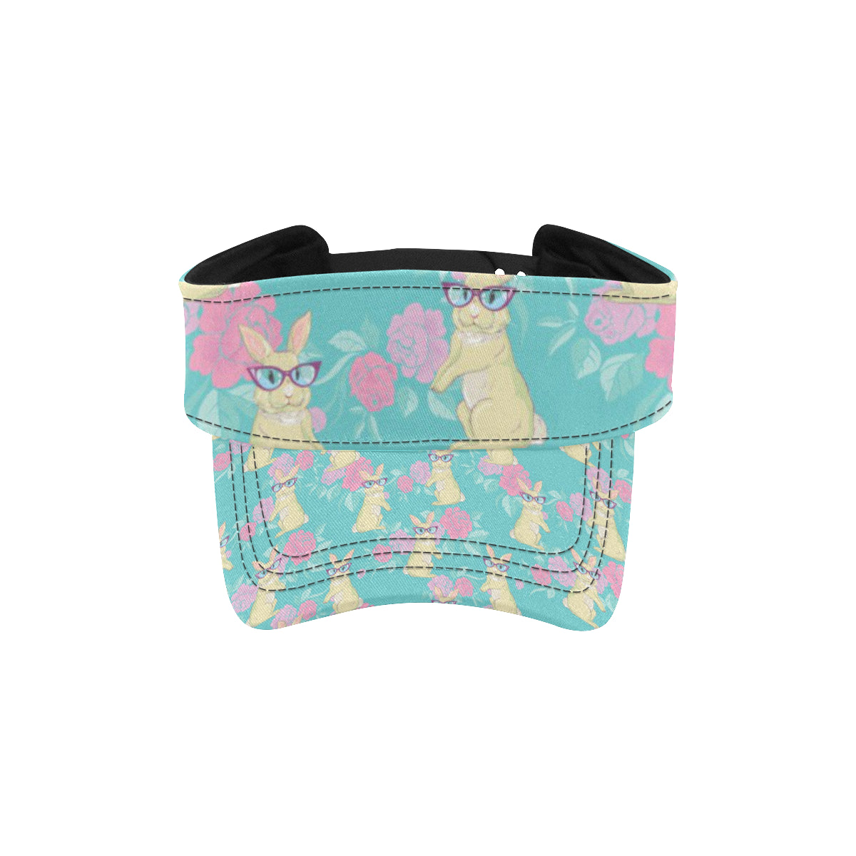 Rabbit Pattern Print Design RB05 Unisex Sun Visor