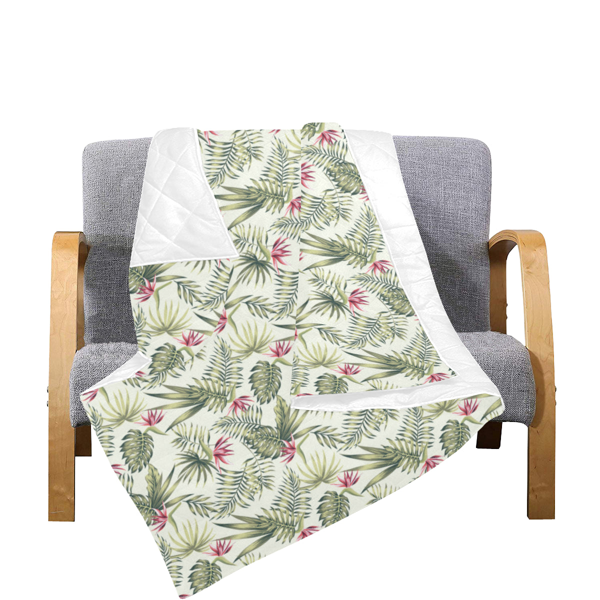 Bird Of Paradise Pattern Print Design 04 Premium Quilt
