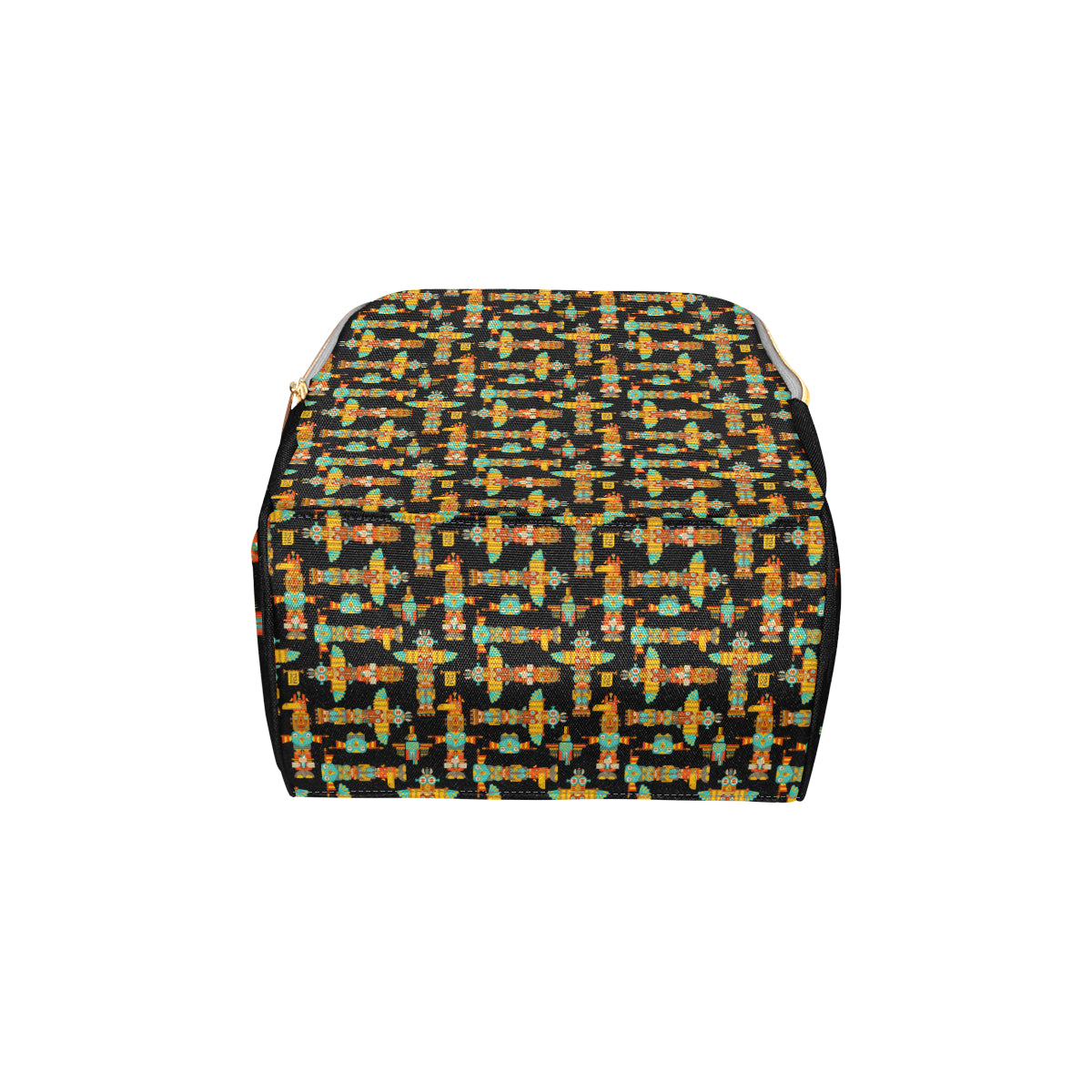 Totem Pole Cartoon Print Diaper Bag Backpack