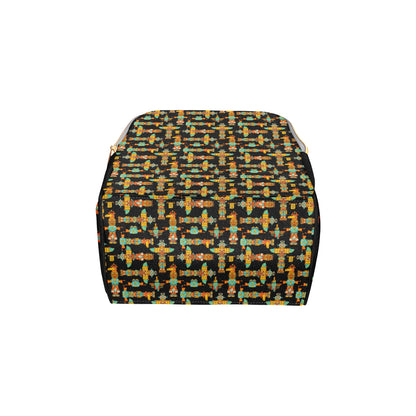 Totem Pole Cartoon Print Diaper Bag Backpack