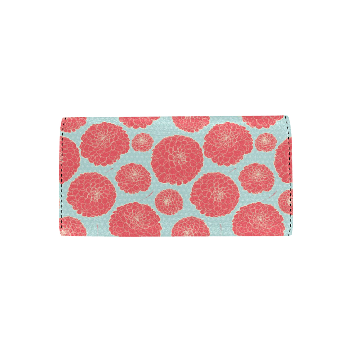 Marigold Pattern Print Design MR03 Women's Trifold Wallet