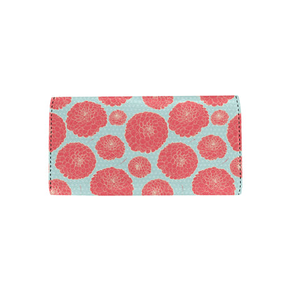 Marigold Pattern Print Design MR03 Women's Trifold Wallet