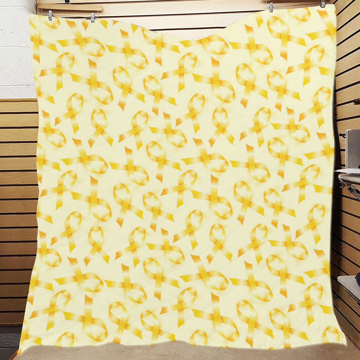 Bone cancer Pattern Print Design 01 Premium Quilt