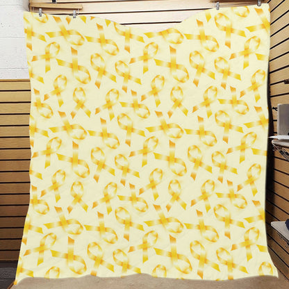 Bone cancer Pattern Print Design 01 Premium Quilt