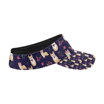 Pembroke Welsh Corgis Pattern Print Design A06 Unisex Sun Visor