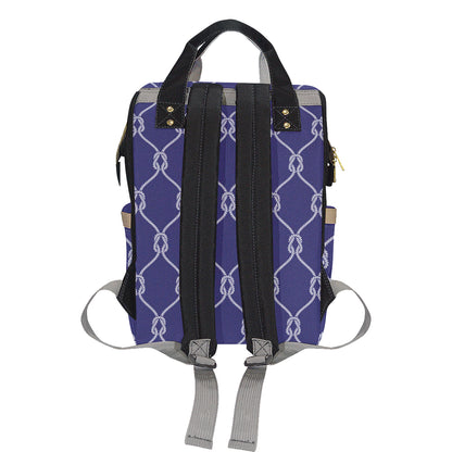 Rope Pattern Print Design A03 Diaper Bag Backpack