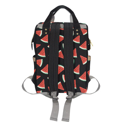 Watermelon Pattern Print Design WM01 Diaper Bag Backpack
