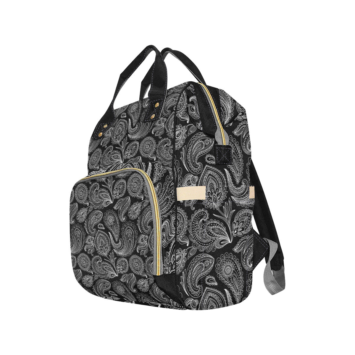 Paisley Pattern Print Design A04 Diaper Bag Backpack