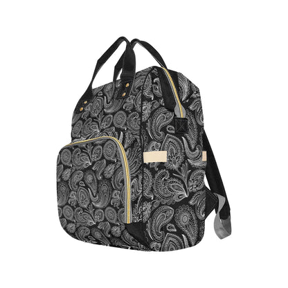 Paisley Pattern Print Design A04 Diaper Bag Backpack