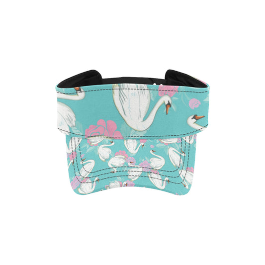 Swan Pattern Print Design 03 Unisex Sun Visor