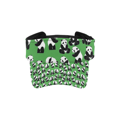 Panda Bear Pattern Themed Print Unisex Sun Visor