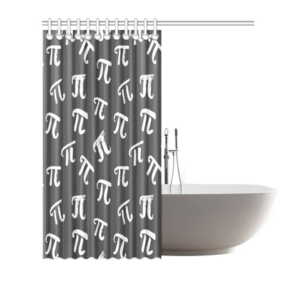 Pi Day Pattern Print Design A02 Shower Curtain