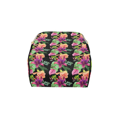 Amaryllis Pattern Print Design AL09 Diaper Bag Backpack