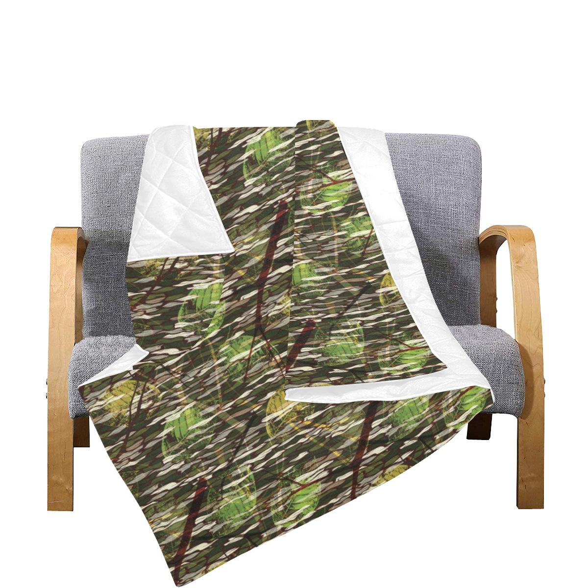 Camouflage Realtree Pattern Print Design 02 Premium Quilt