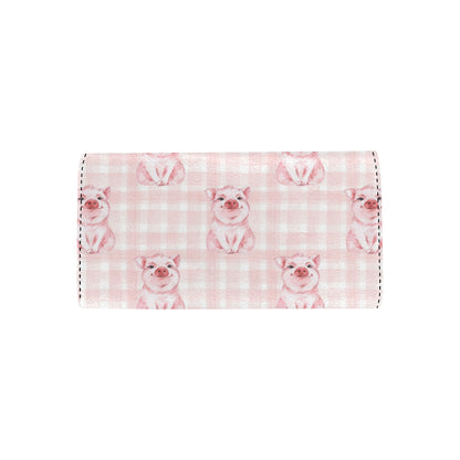 Pig Baby Pattern Print Design 01 Women's Trifold Wallet