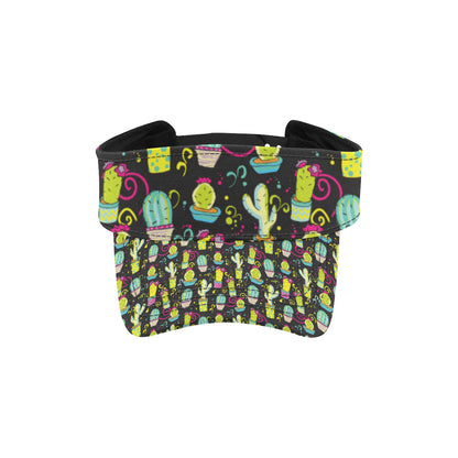 Cactus Neon Style Print Pattern Unisex Sun Visor