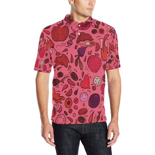 Phlebotomist Pattern Print Design A01 Men Polo Shirt