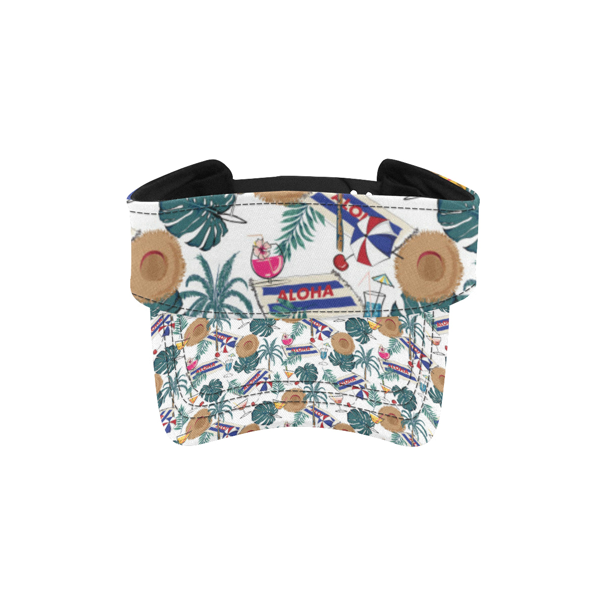 Aloha Hawaii Beach Pattern Print Design 04 Unisex Sun Visor