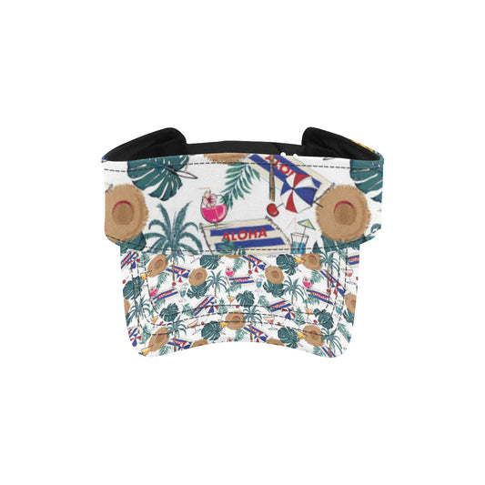 Aloha Hawaii Beach Pattern Print Design 04 Unisex Sun Visor