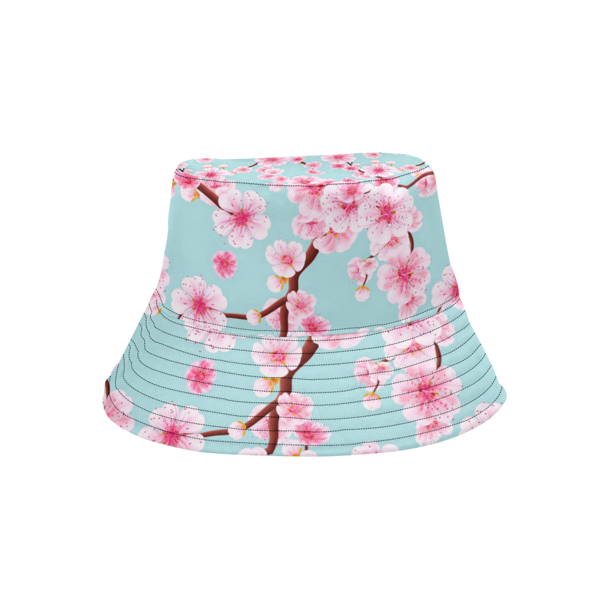 Cherry Blossom Pattern Print Design CB04 Unisex Bucket Hat