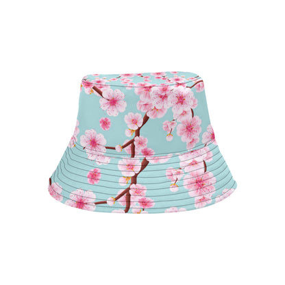 Cherry Blossom Pattern Print Design CB04 Unisex Bucket Hat