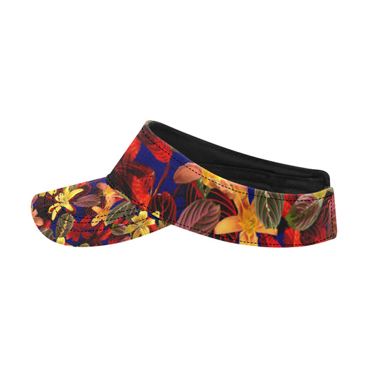 Lily Pattern Print Design LY014 Unisex Sun Visor