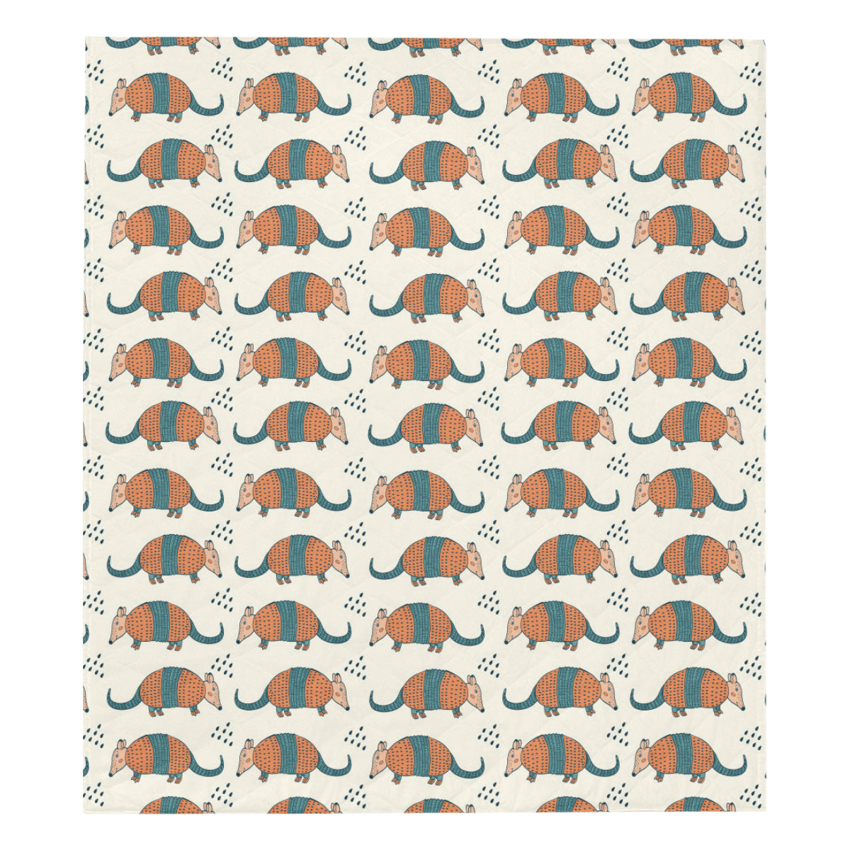 Armadillo Pattern Print Design 01 Premium Quilt