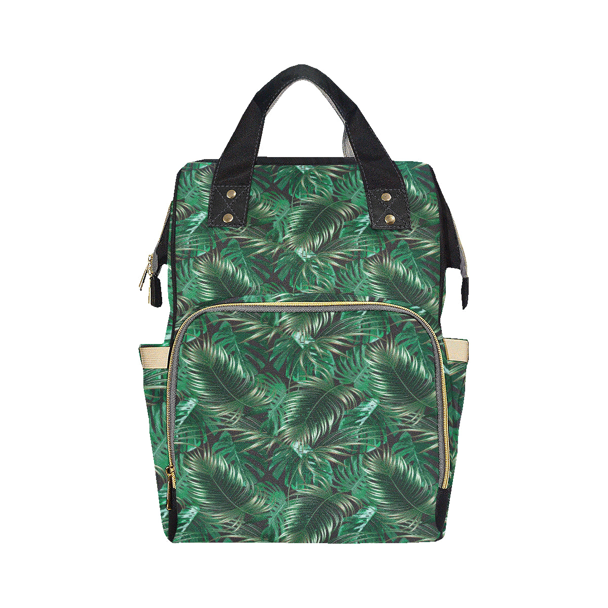 Tropical Flower Pattern Print Design TF012 Diaper Bag Backpack