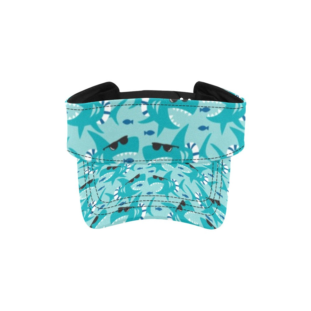 Shark Cute Print Design LKS302 Unisex Sun Visor
