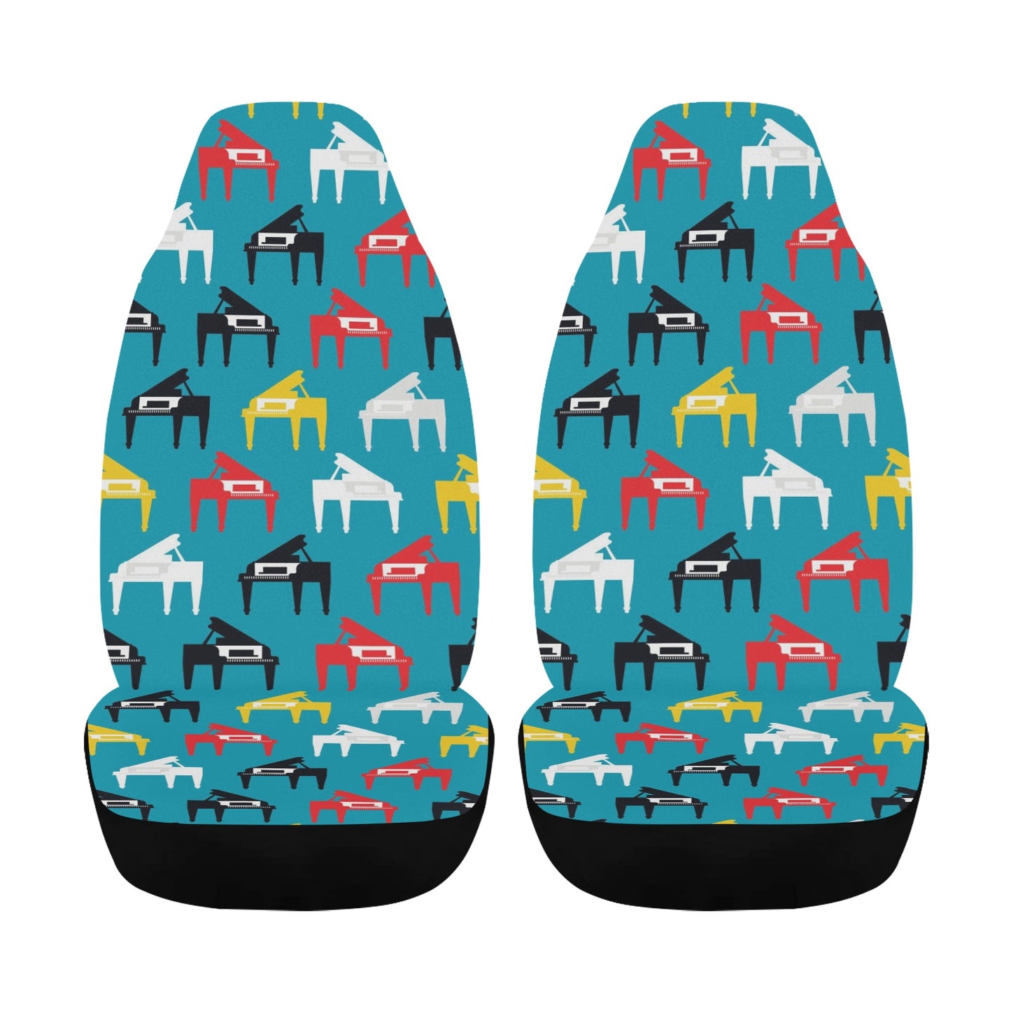 Piano Print Design LKS403 Car Seat Covers