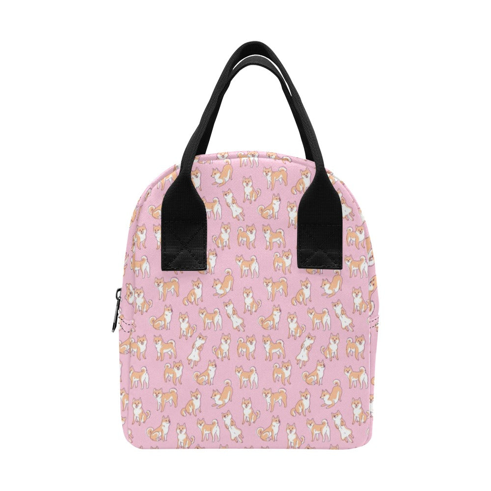 Shiba Inu Print Design LKS303 Insulated Lunch Bag