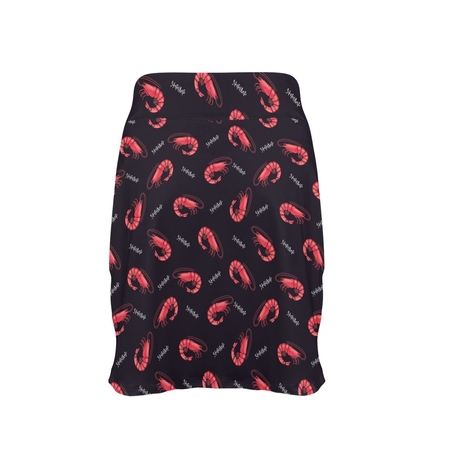 Shrimp Print Design LKS302 17" Golf & Pickleball Skort with Pockets