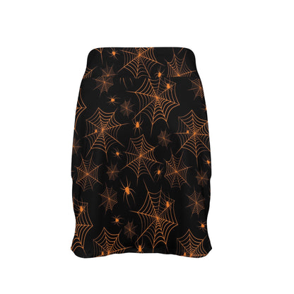 Spider Web Print Design LKS306 17" Golf & Pickleball Skort with Pockets
