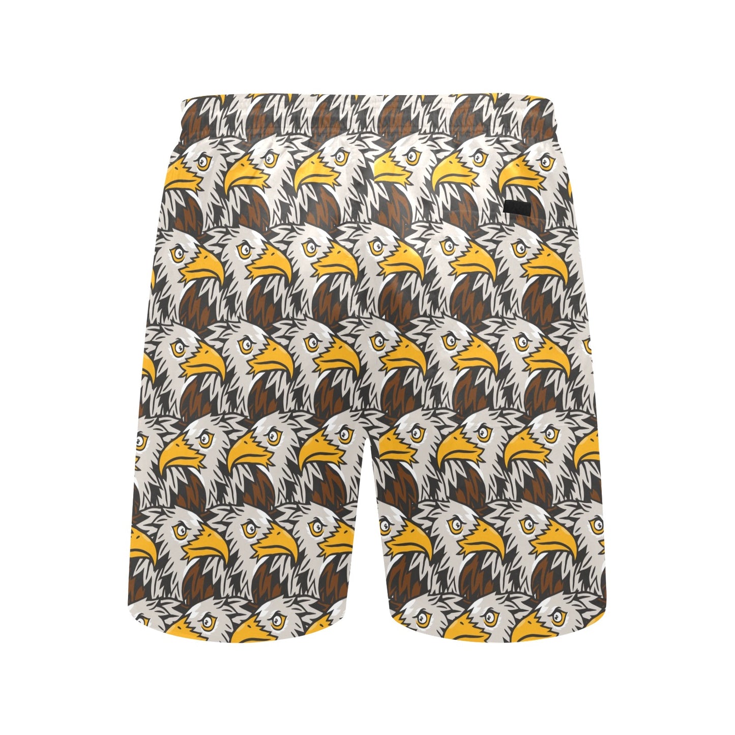 Eagles Head Pattern Men's Swim Trunks Beach Shorts