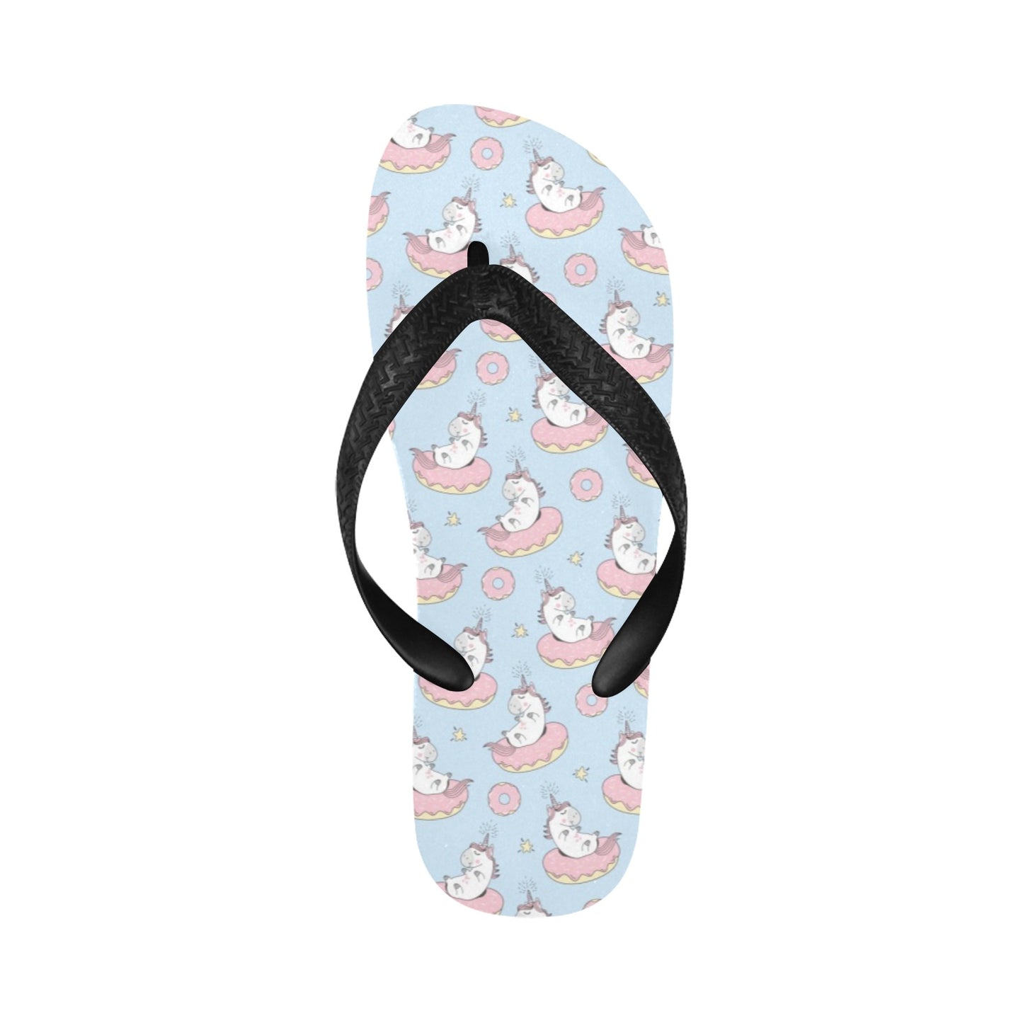 Unicorn Print Design LKS303 Flip Flops