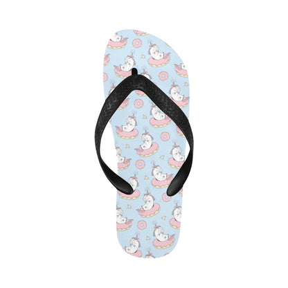 Unicorn Print Design LKS303 Flip Flops