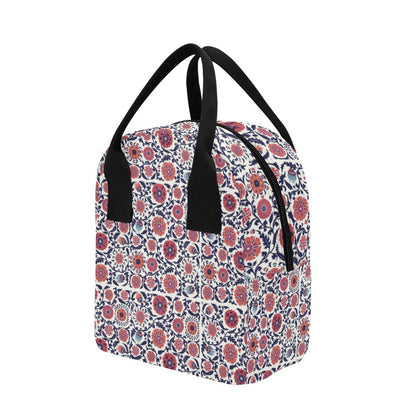 Suzani Print Design LKS304 Insulated Lunch Bag
