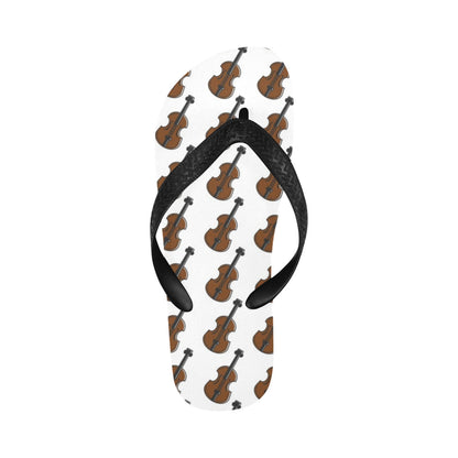 Violin Print Design LKS405 Flip Flops