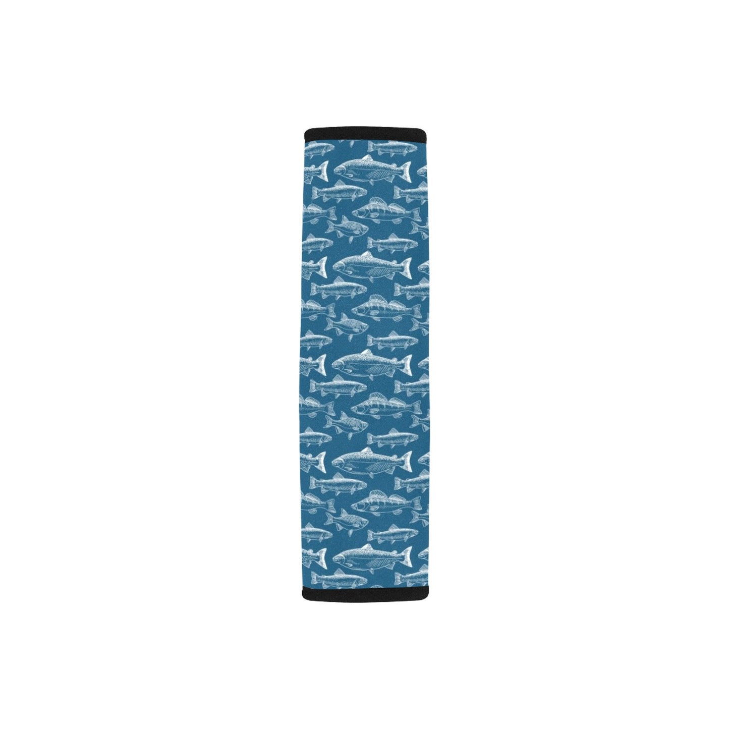 Salmon Fish Print Design LKS301 Car Seat Belt Cover