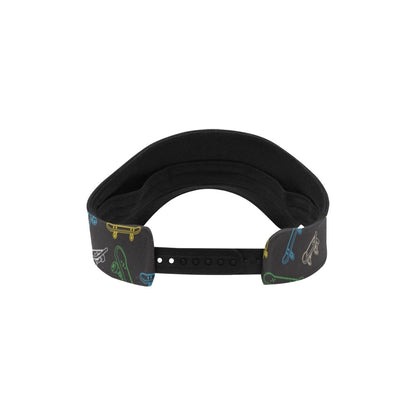 Skateboard Print Design LKS301 Unisex Sun Visor
