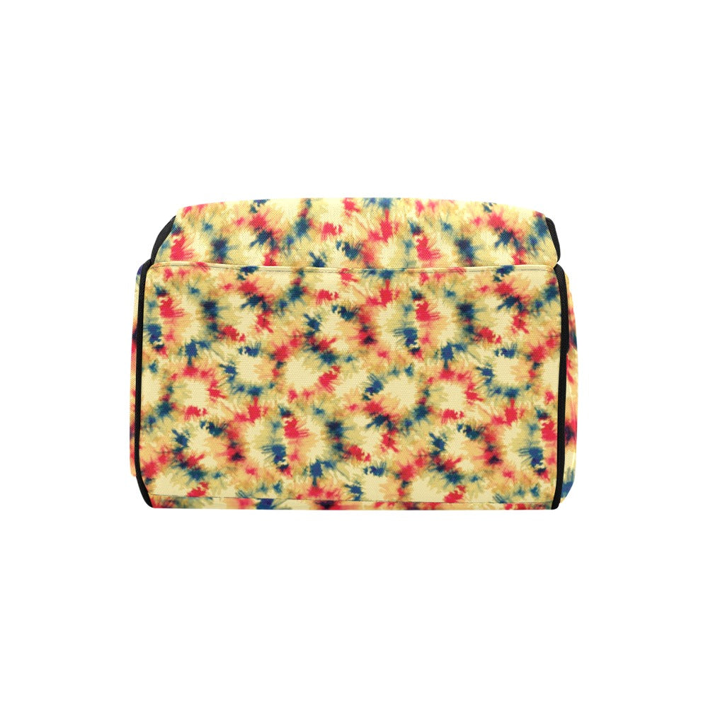 Tie Dye Print Design LKS302 Diaper Bag Backpack