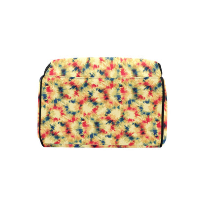 Tie Dye Print Design LKS302 Diaper Bag Backpack