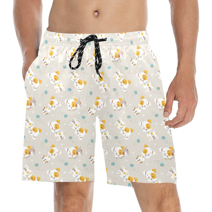 Russell Terriers Print Design LKS306 Men's Swim Trunks Beach Shorts