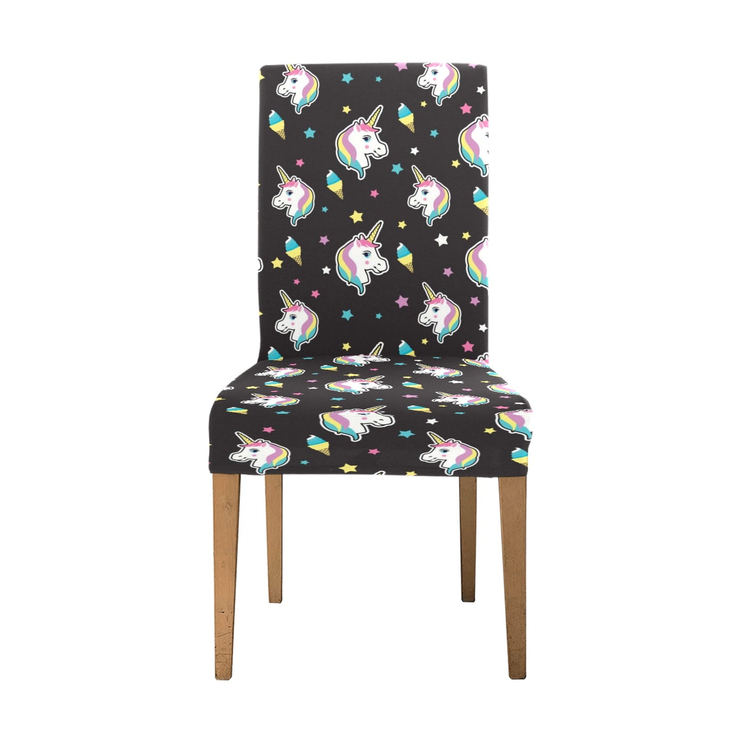 Unicorn Print Design LKS302 Dining Chair Slipcover